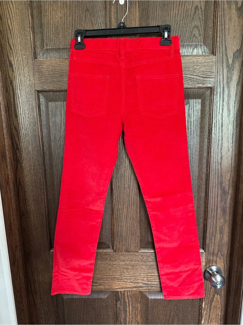 Crewcuts Bright Tomato Red Corduroy Kids Jeans Size 12 Like New